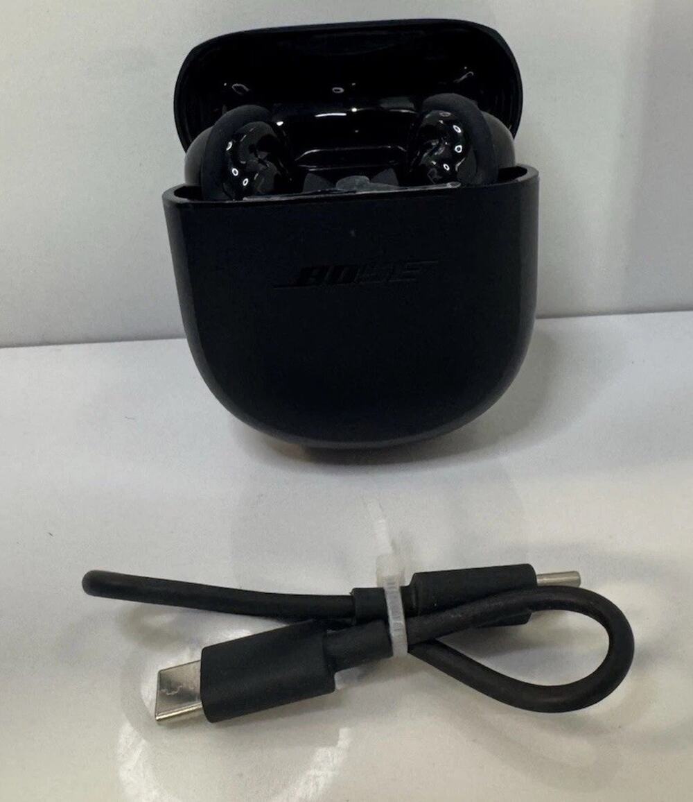 Bose QuietComfort Earbuds II Noise-Cancelling Earbuds Black